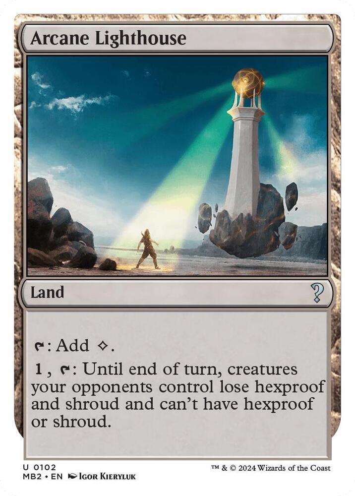 Arcane Lighthouse (White Border) [Mystery Booster 2] 102