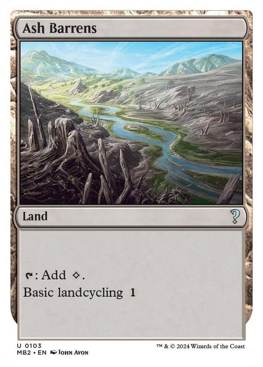 Ash Barrens (White Border) [Mystery Booster 2] 103