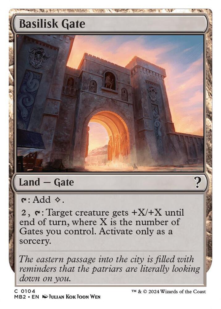 Basilisk Gate (White Border) [Mystery Booster 2] 104
