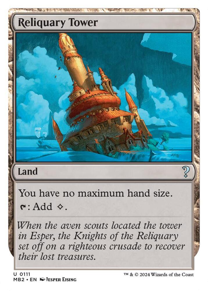 Reliquary Tower (White Border) [Mystery Booster 2] 111