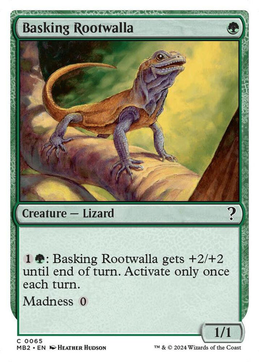 Basking Rootwalla (White Border) [Mystery Booster 2] 65