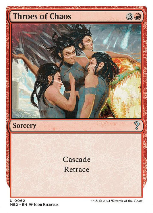 Throes of Chaos (White Border) [Mystery Booster 2] 62