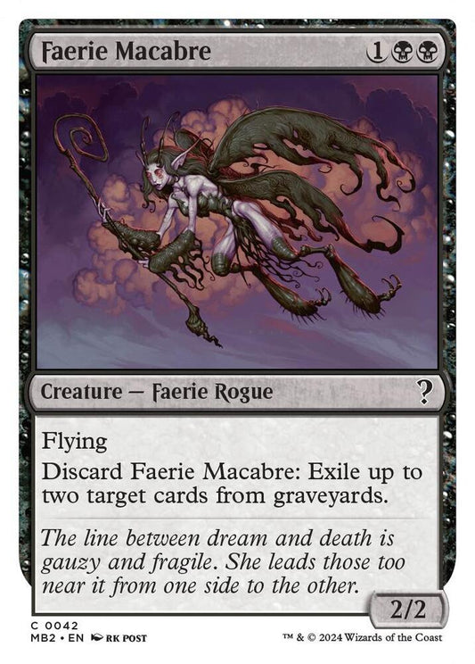 Faerie Macabre (White Border) [Mystery Booster 2] 42