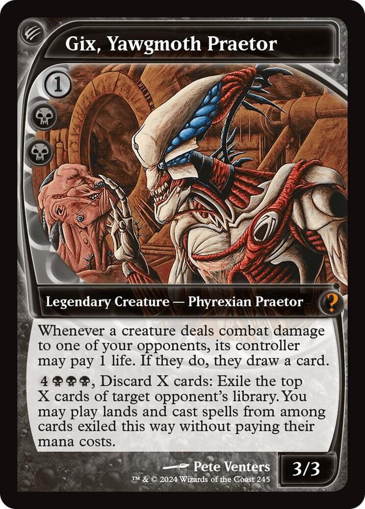 Gix, Yawgmoth Praetor (Future Sight) [Mystery Booster 2] 245