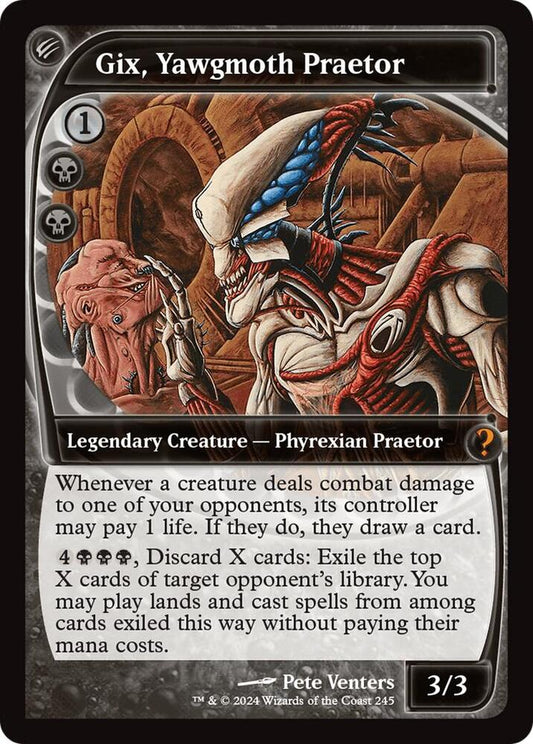 Gix, Yawgmoth Praetor (Future Sight) [Mystery Booster 2] 245