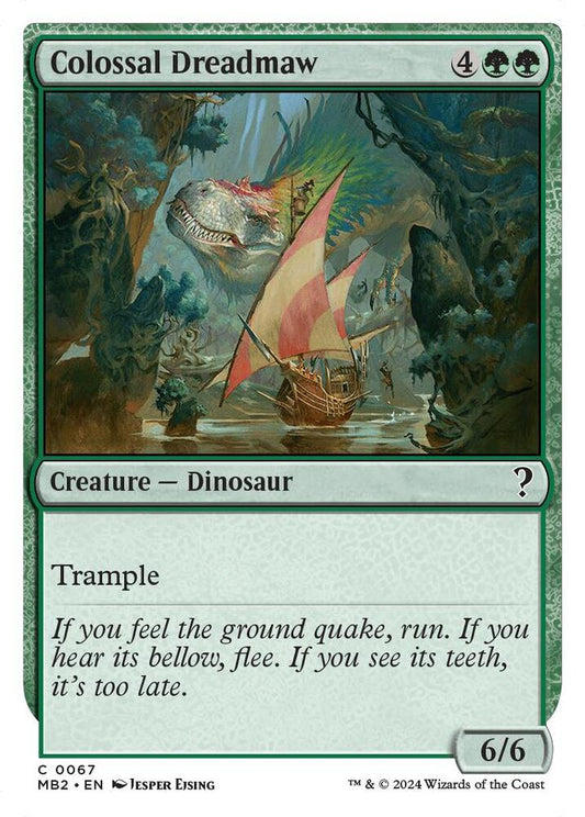 Colossal Dreadmaw (White Border) [Mystery Booster 2] 67