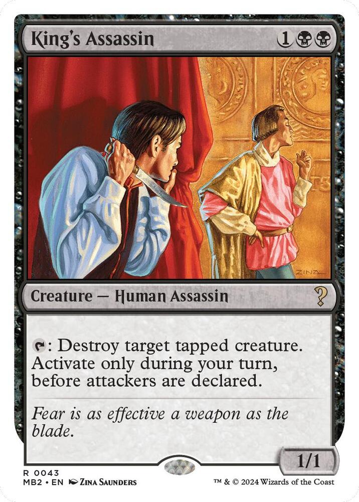 King's Assassin (White Border) [Mystery Booster 2] 43