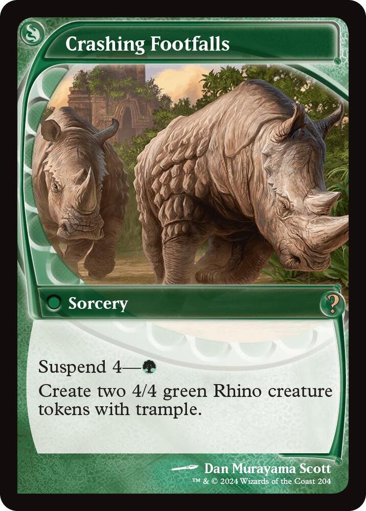 Crashing Footfalls (Future Sight) [Mystery Booster 2] 204