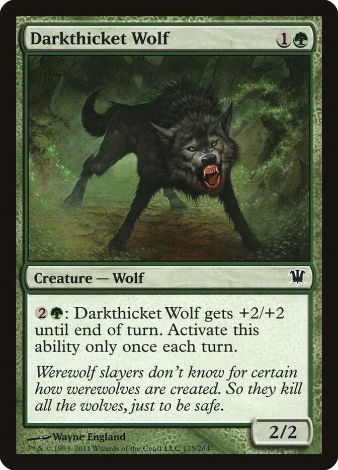 Darkthicket Wolf [Innistrad] 175