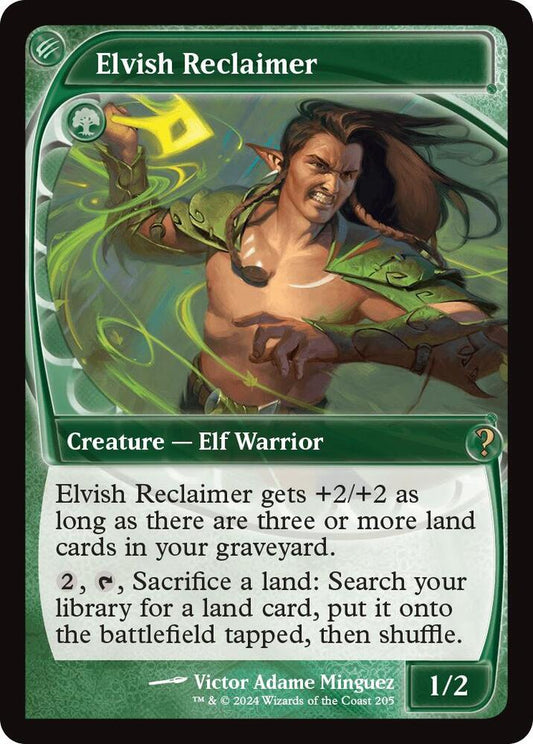 Elvish Reclaimer (Future Sight) [Mystery Booster 2] 205