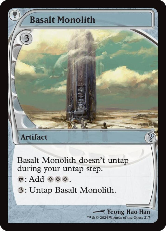 Basalt Monolith (Future Sight) [Mystery Booster 2] 217