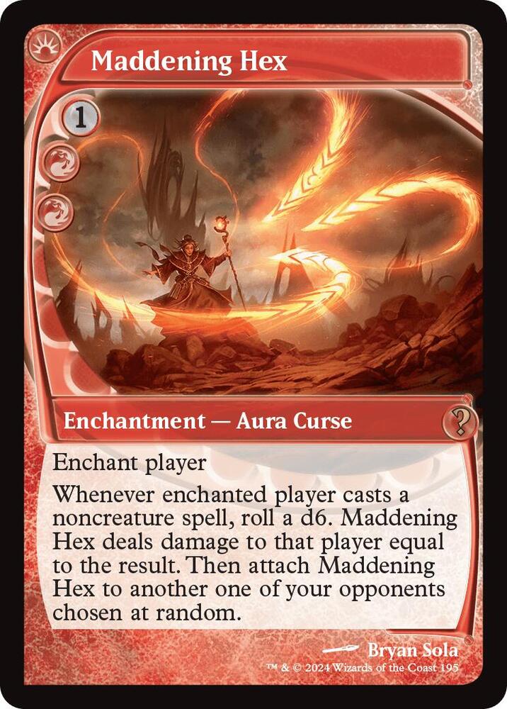 Maddening Hex (Future Sight) [Mystery Booster 2] 195