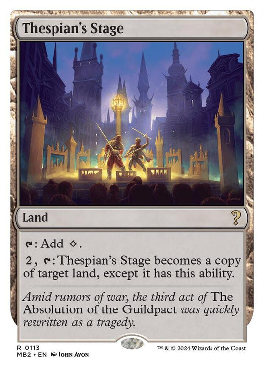 Thespian's Stage (White Border) [Mystery Booster 2] 113