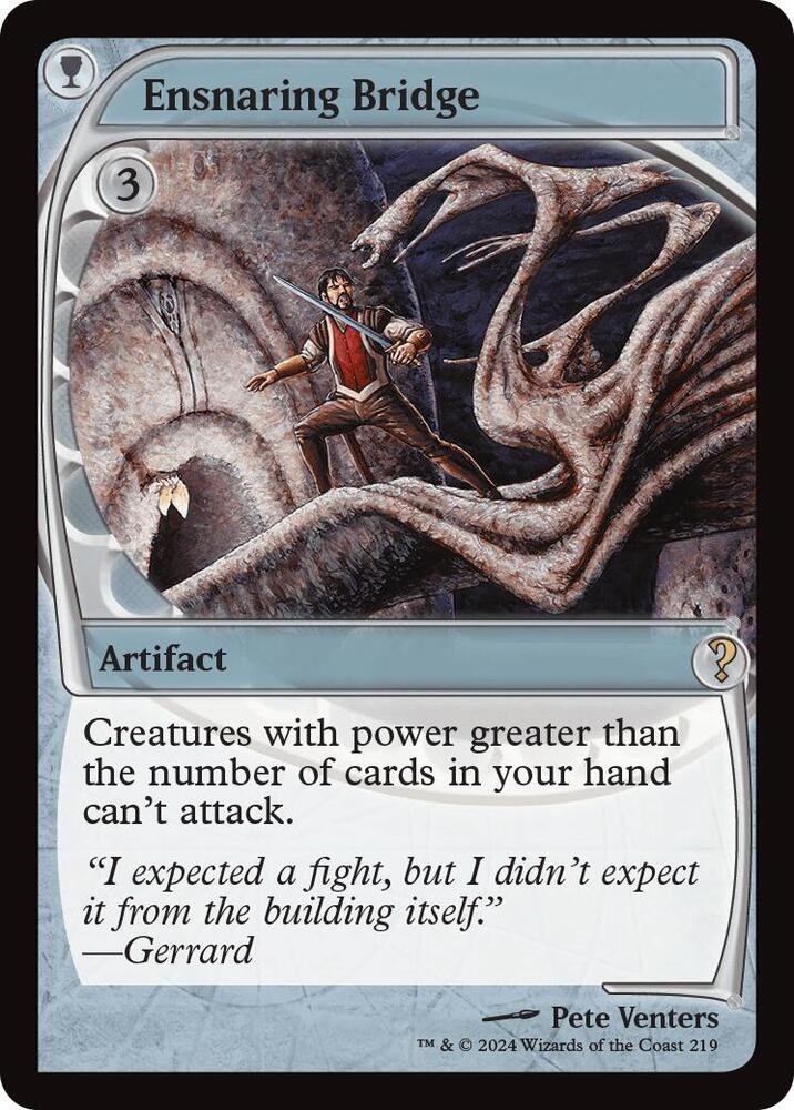 Ensnaring Bridge (Future Sight) [Mystery Booster 2] 219