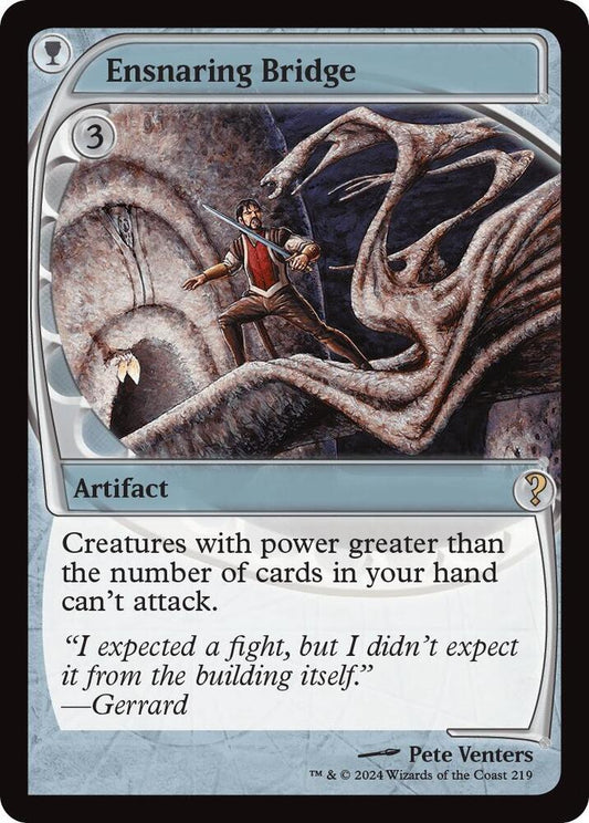 Ensnaring Bridge (Future Sight) [Mystery Booster 2] 219