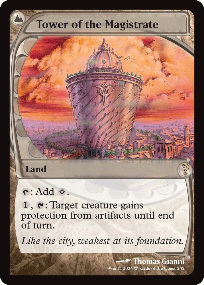 Tower of the Magistrate (Future Sight) [Mystery Booster 2] 242