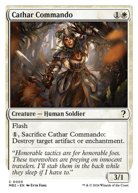 Cathar Commando (White Border) [Mystery Booster 2] 5