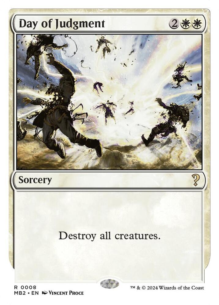 Day of Judgment (White Border) [Mystery Booster 2] 8