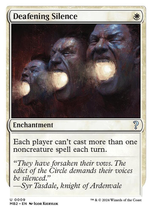 Deafening Silence (White Border) [Mystery Booster 2] 9