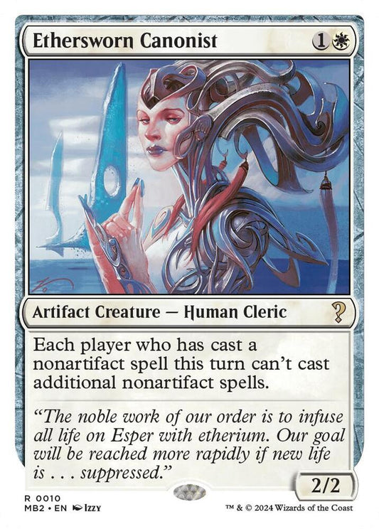 Ethersworn Canonist (White Border) [Mystery Booster 2] 10