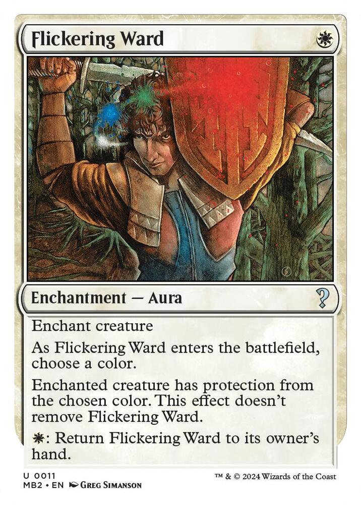 Flickering Ward (White Border) [Mystery Booster 2] 11