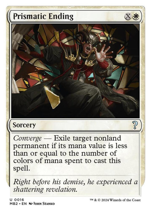 Prismatic Ending (White Border) [Mystery Booster 2] 16