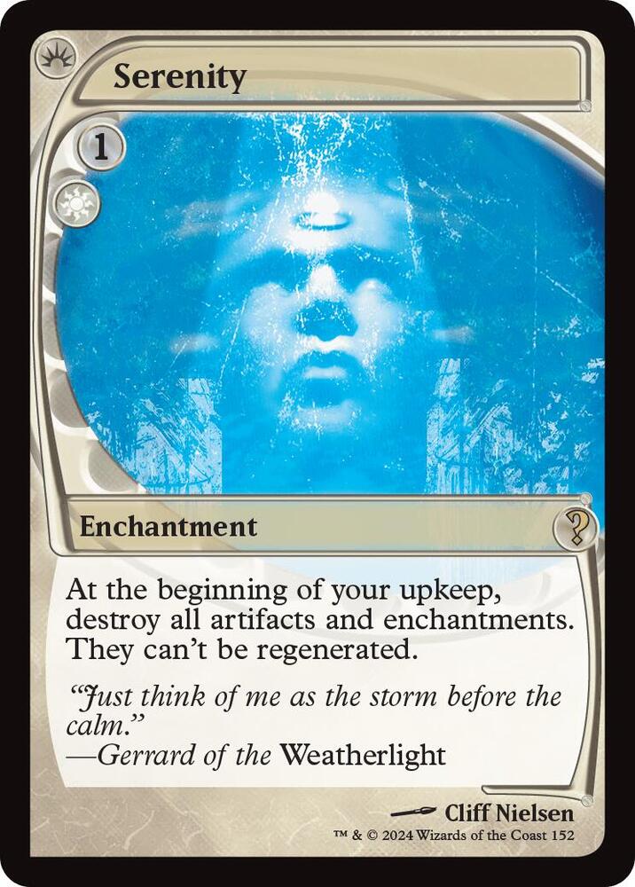 Serenity (Future Sight) [Mystery Booster 2] 152