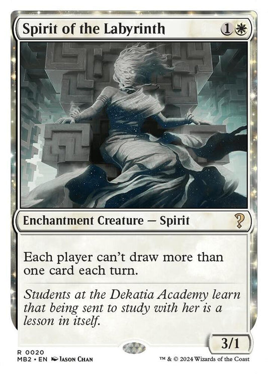 Spirit of the Labyrinth (White Border) [Mystery Booster 2] 20