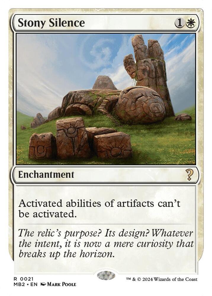 Stony Silence (White Border) [Mystery Booster 2] 21