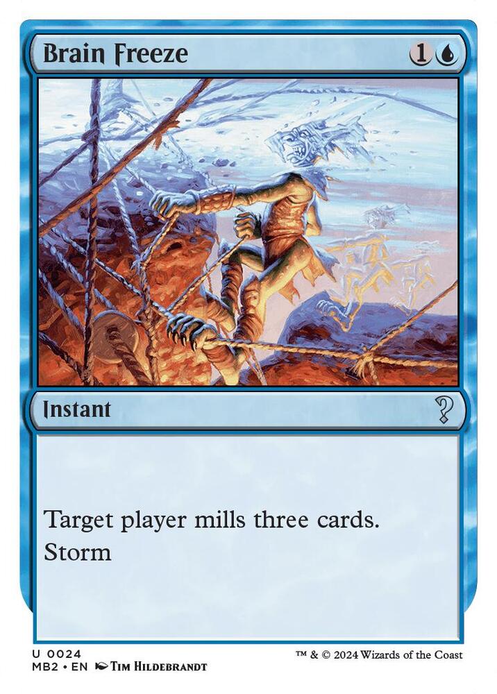 Brain Freeze (White Border) [Mystery Booster 2] 24