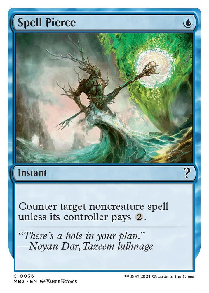 Spell Pierce (White Border) [Mystery Booster 2] 36