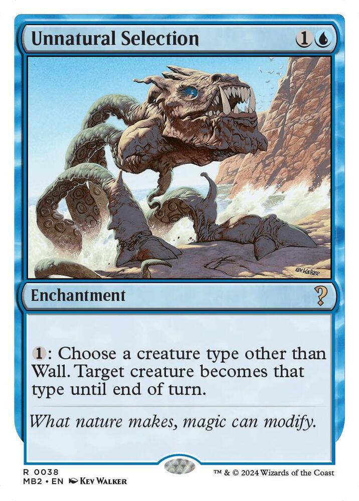 Unnatural Selection (White Border) [Mystery Booster 2] 38