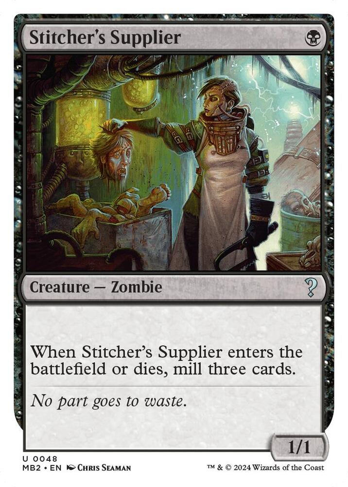Stitcher's Supplier (White Border) [Mystery Booster 2] 48