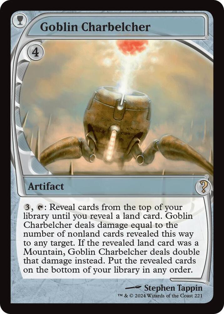Goblin Charbelcher (Future Sight) [Mystery Booster 2] 221