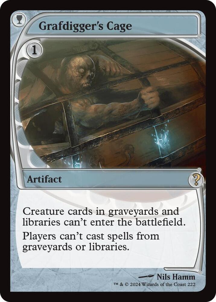 Grafdigger's Cage (Future Sight) [Mystery Booster 2] 222