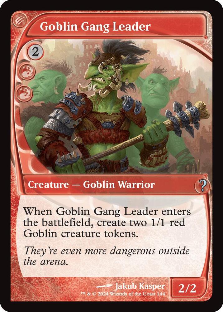 Goblin Gang Leader (Future Sight) [Mystery Booster 2] 144