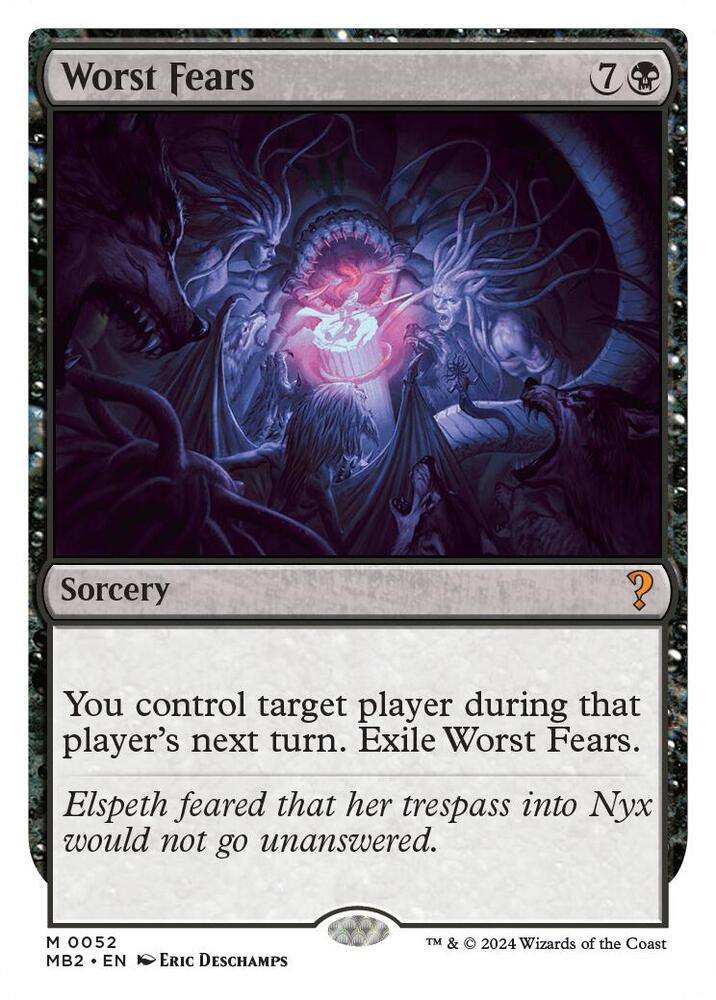 Worst Fears (White Border) [Mystery Booster 2] 52