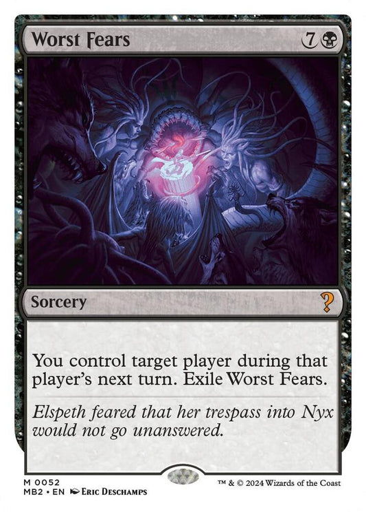 Worst Fears (White Border) [Mystery Booster 2] 52