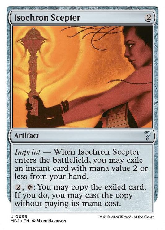 Isochron Scepter (White Border) [Mystery Booster 2] 96