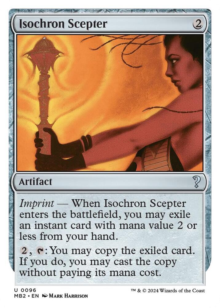 Isochron Scepter (White Border) [Mystery Booster 2] 96