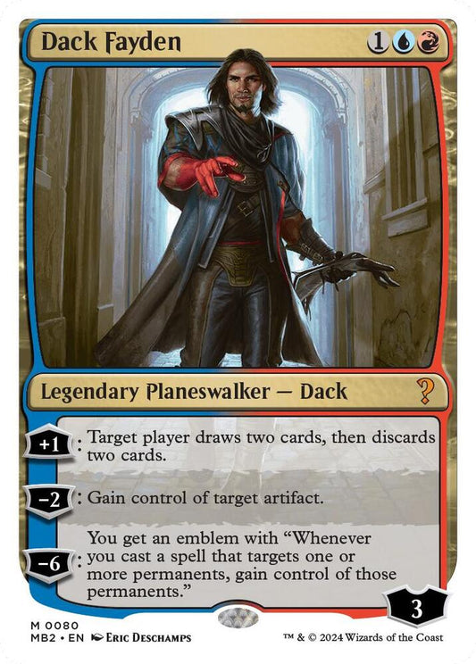 Dack Fayden (White Border) [Mystery Booster 2] 80
