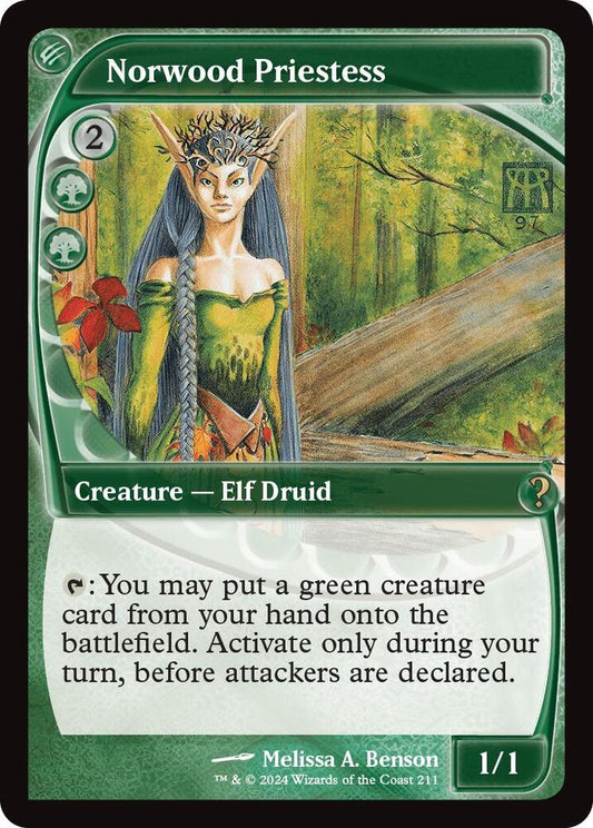 Norwood Priestess (Future Sight) [Mystery Booster 2] 211