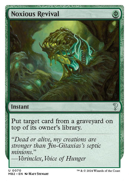 Noxious Revival (White Border) [Mystery Booster 2] 70