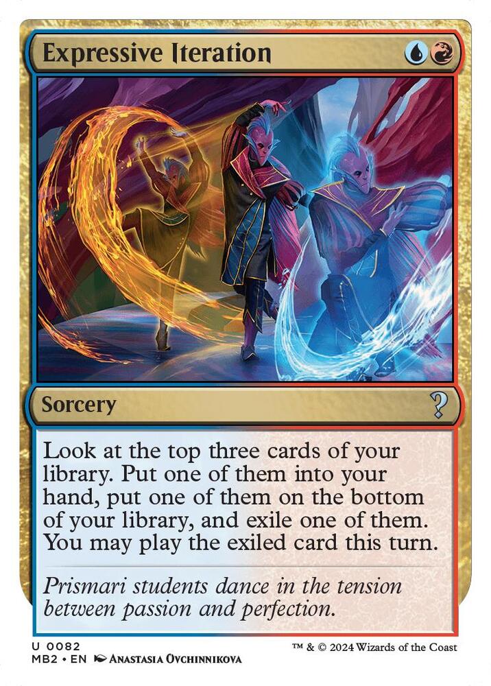 Expressive Iteration (White Border) [Mystery Booster 2] 82