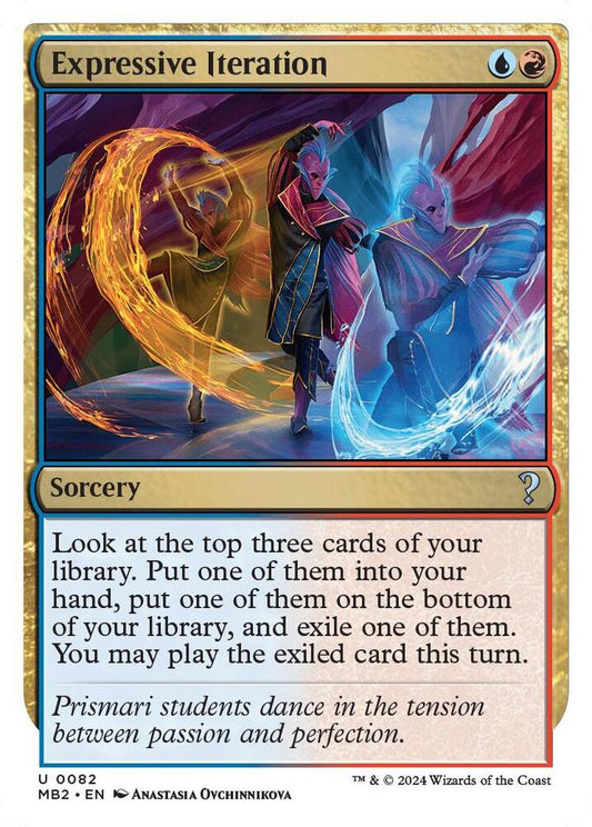 Expressive Iteration (White Border) [Mystery Booster 2] 82