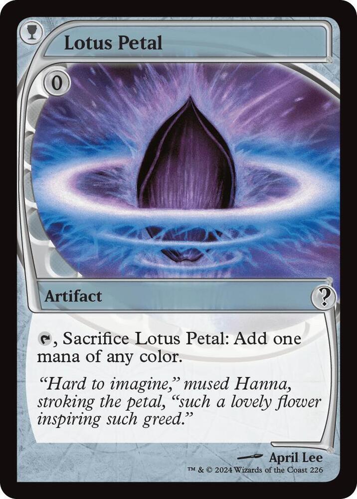 Lotus Petal (Future Sight) [Mystery Booster 2] 226