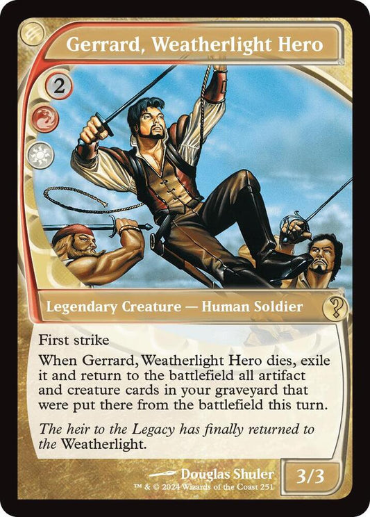Gerrard, Weatherlight Hero (Future Sight) [Mystery Booster 2] 251