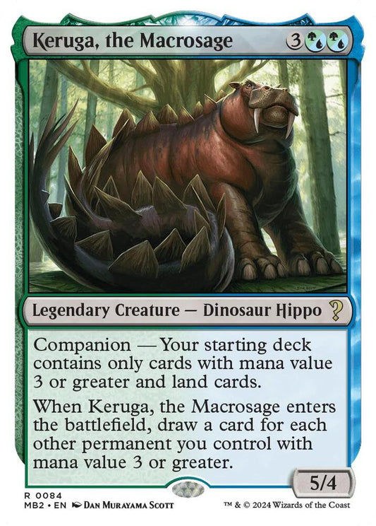 Keruga, the Macrosage (White Border) [Mystery Booster 2] 84