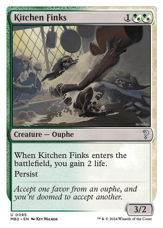 Kitchen Finks (White Border) [Mystery Booster 2] 85