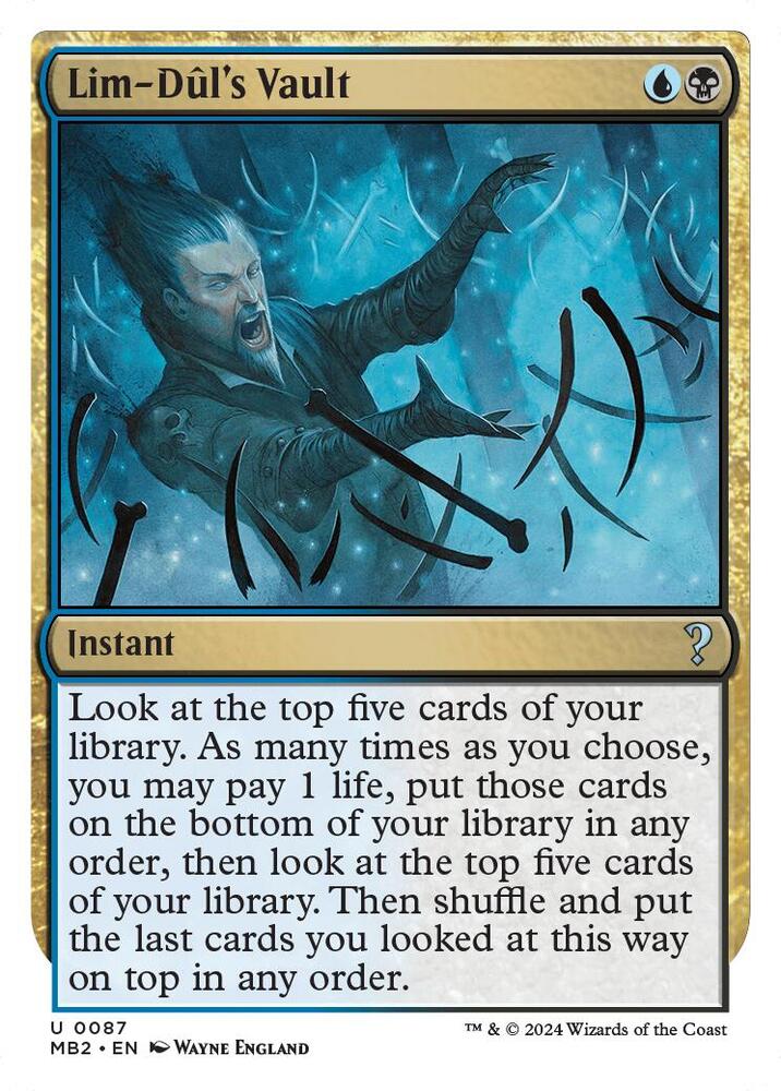 Lim-Dul's Vault (White Border) [Mystery Booster 2] 87